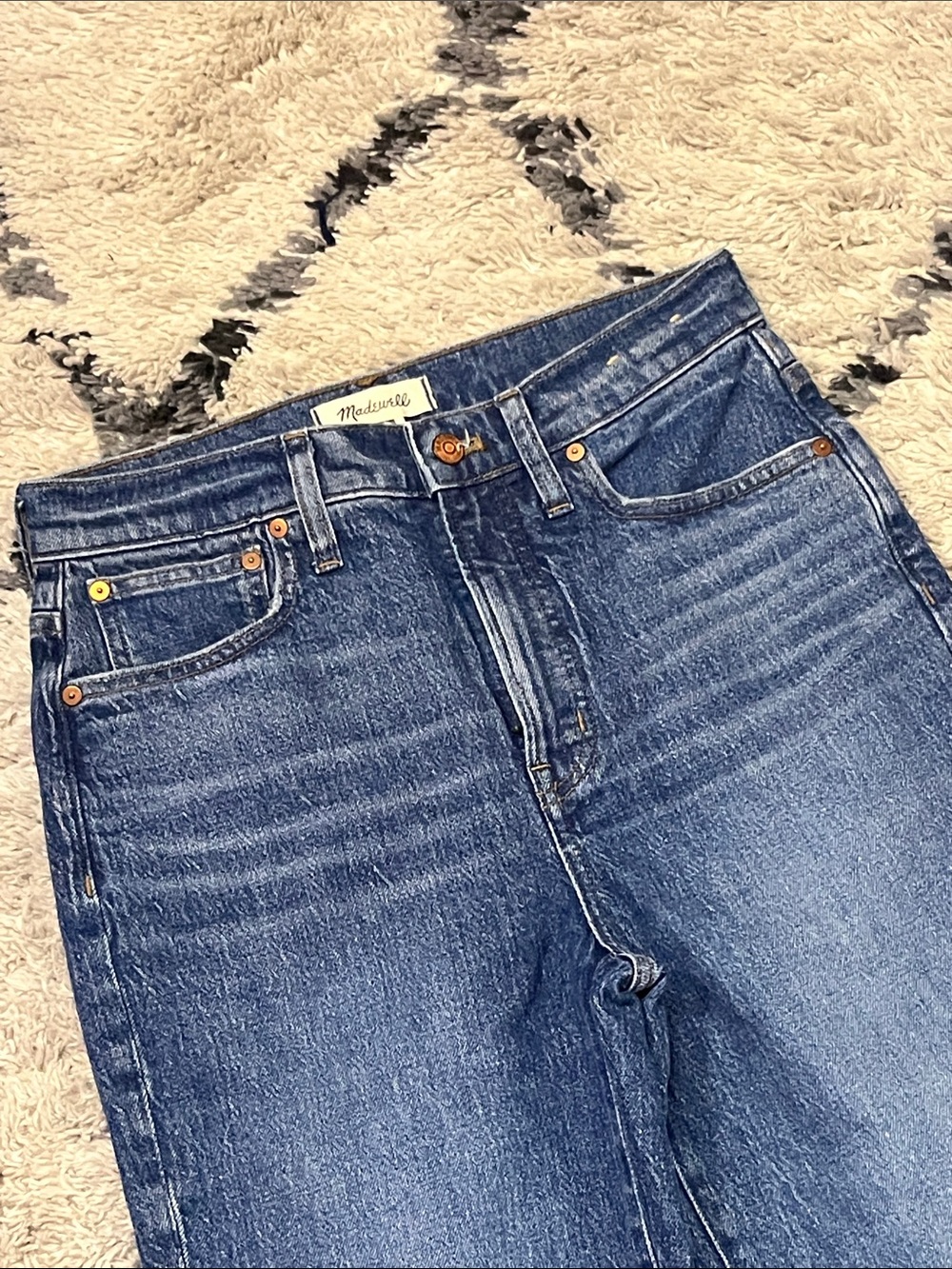 NWOT Madewell The Perfect Vintage Jean 27 High Rise Straight DM7530 - Picture 3 of 10